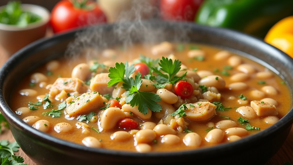 saut onions garlic chicken