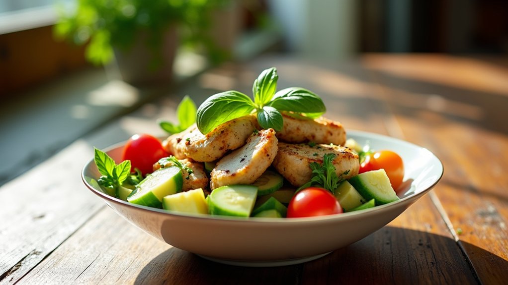 simple flavorful chicken salads