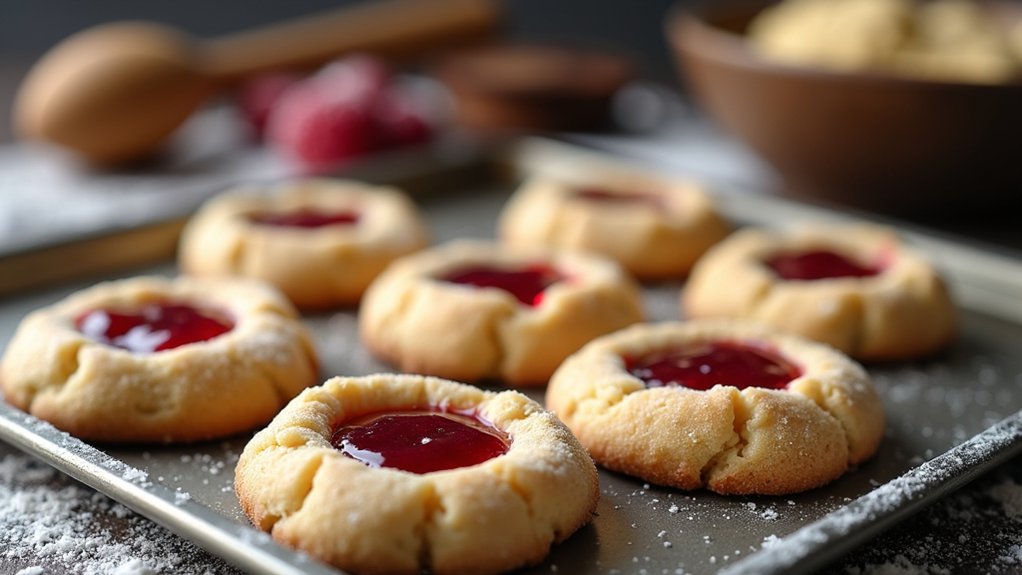 thumbprint cookies cooking steps