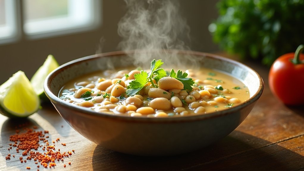 warm white bean chili
