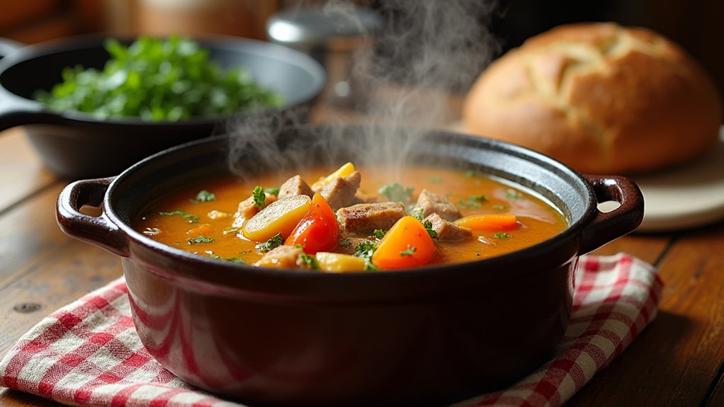 add broth simmer gently