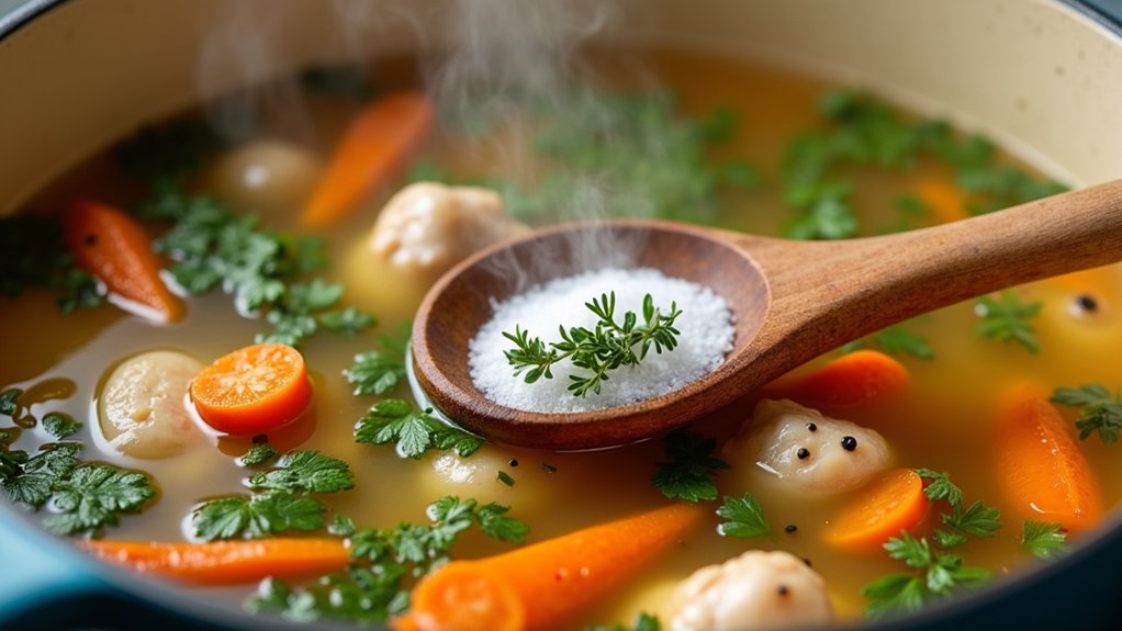 add chicken season simmer