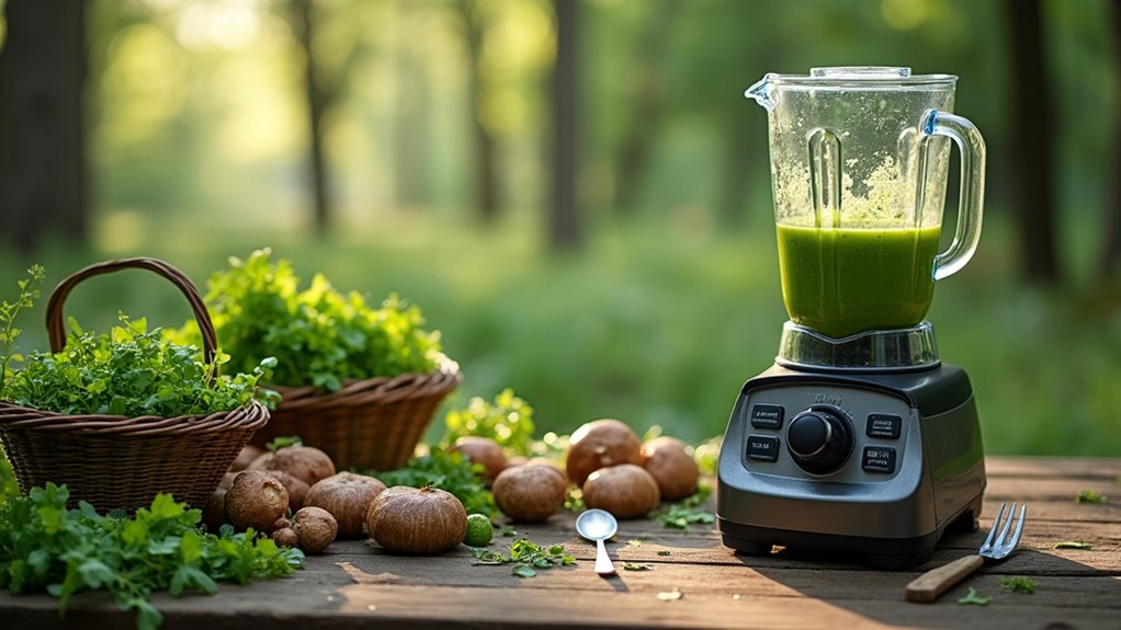 blend for desired texture