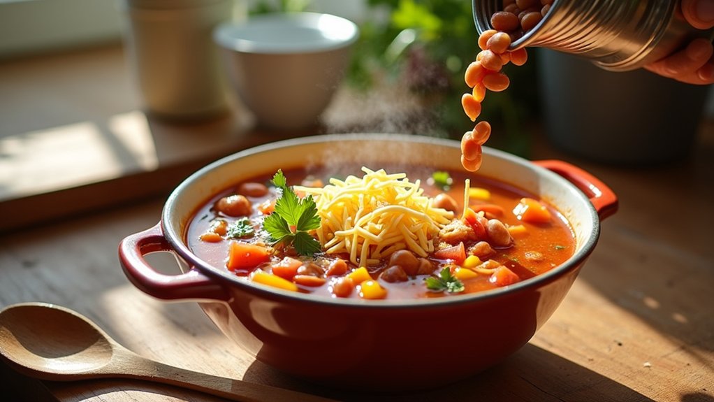 canned beans enhance flavor