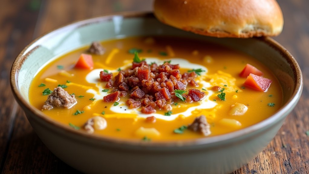 cheeseburger soup recipe instructions