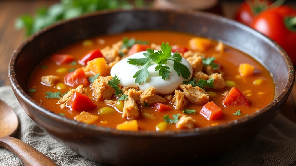 chicken broth simmer flavors