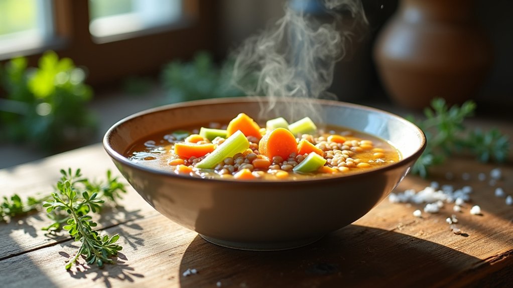 chop carrots and celery