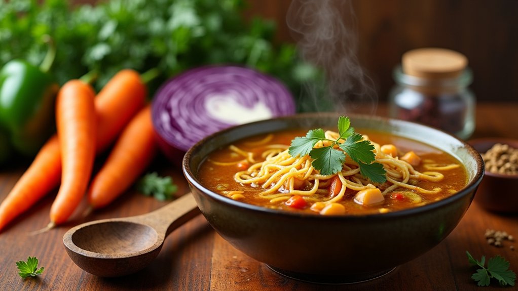 chop spice simmer garnish