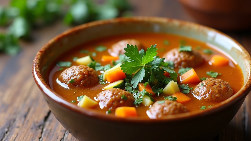 cilantro enhances soup flavor