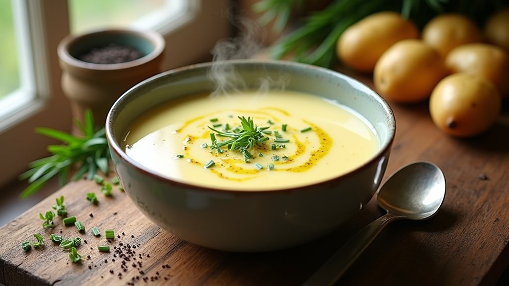 comforting creamy potato soup