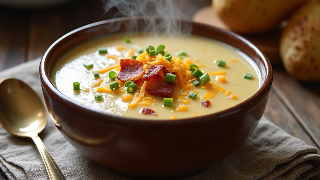 comforting loaded potato soup