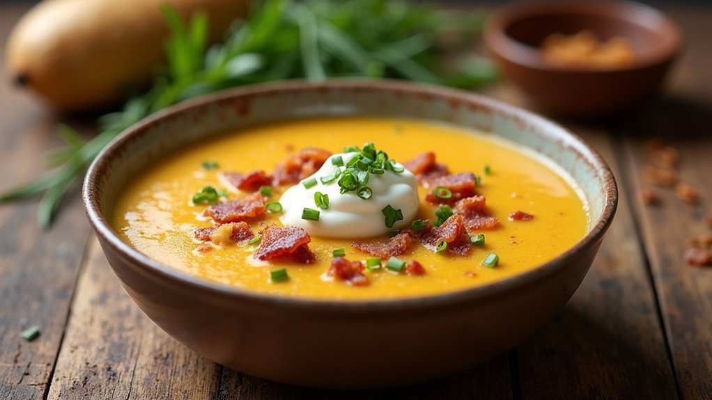 comforting loaded potato soup