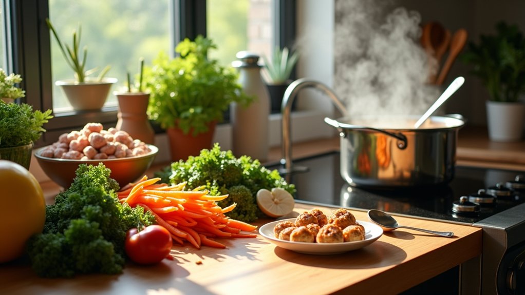 cooking italian wedding soup