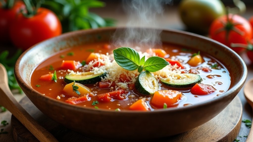 cooking ministroni soup steps