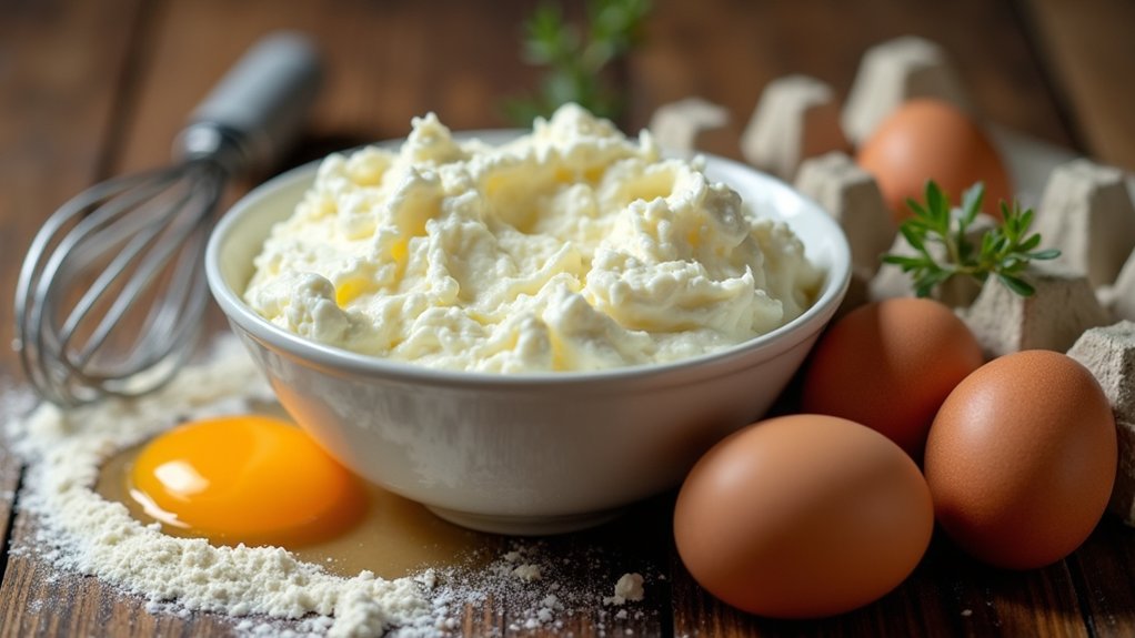 cottage cheese and eggs