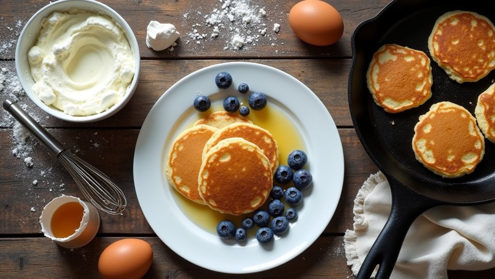 cottage cheese pancake preparation