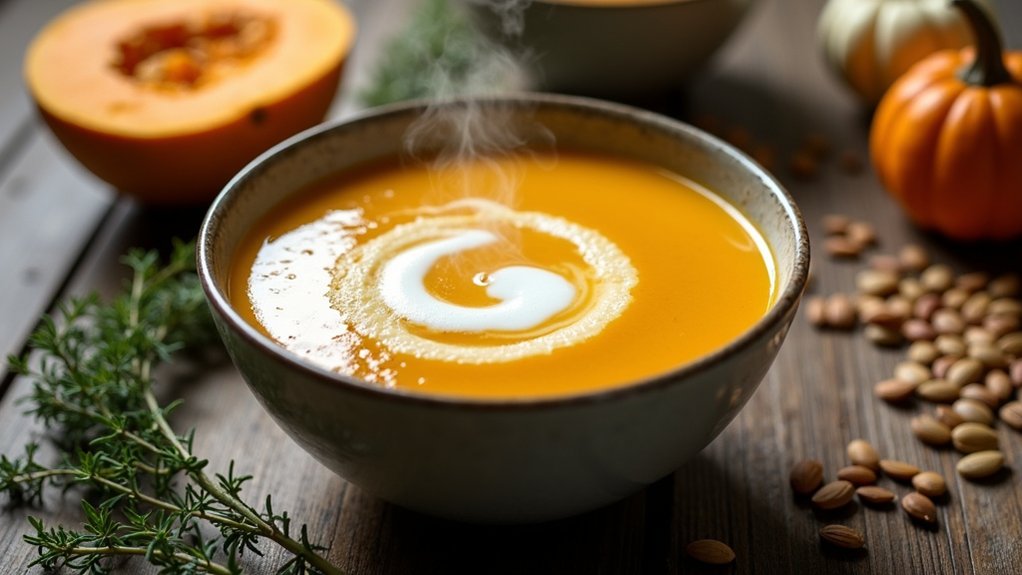 creamy autumn squash soup