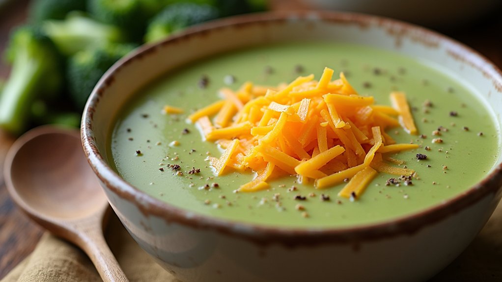 creamy broccoli cheddar soup