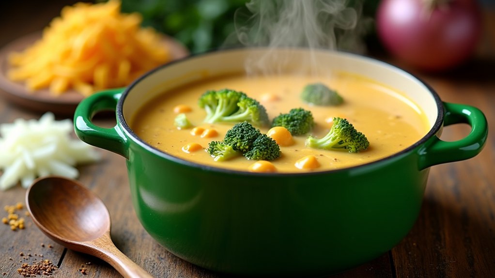 creamy broccoli cheddar soup