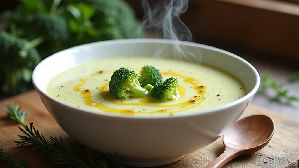 creamy broccoli soup recipe