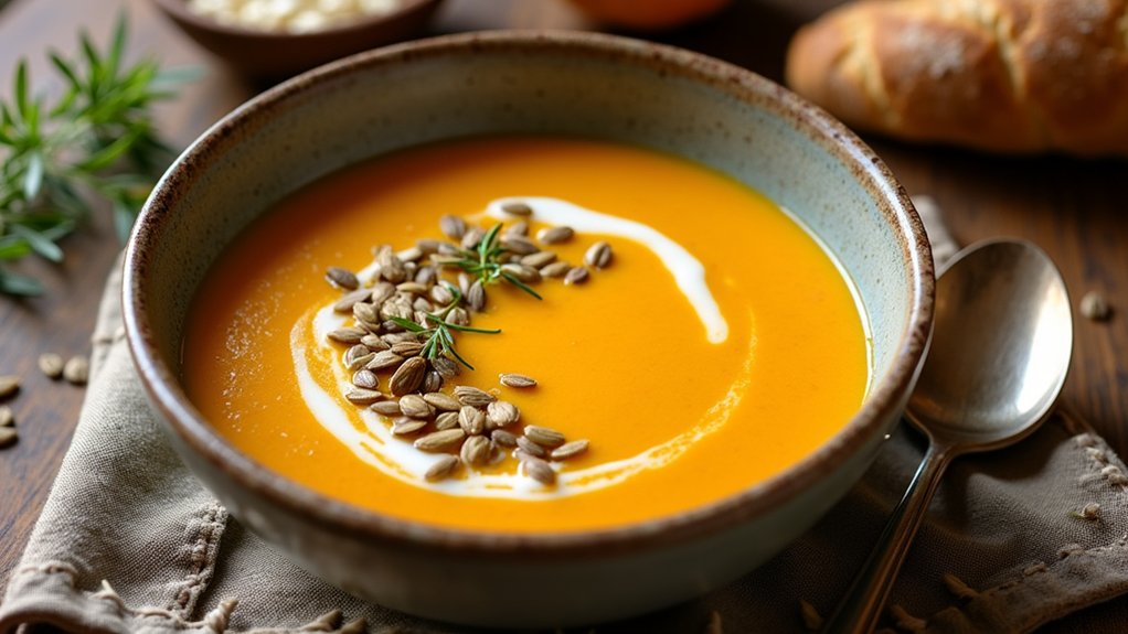 creamy pumpkin soup recipe