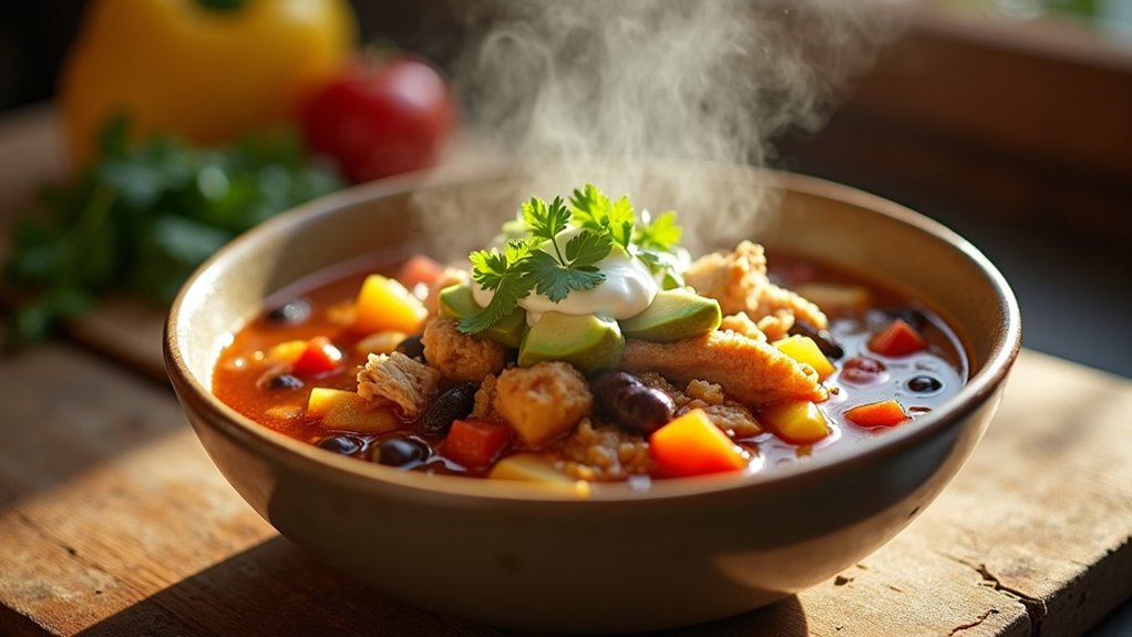 creative chicken taco soup