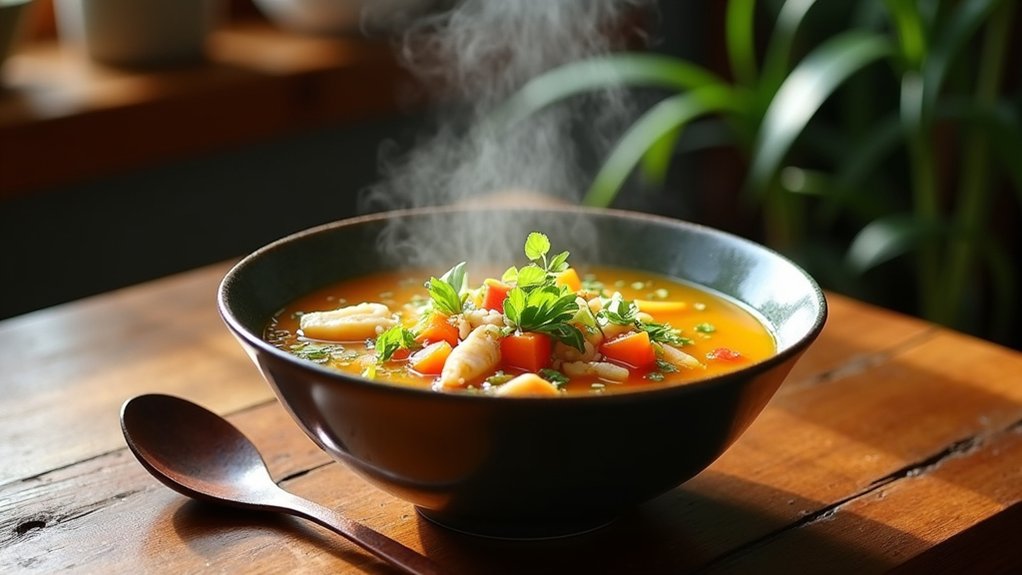 culinary creativity with fish soup