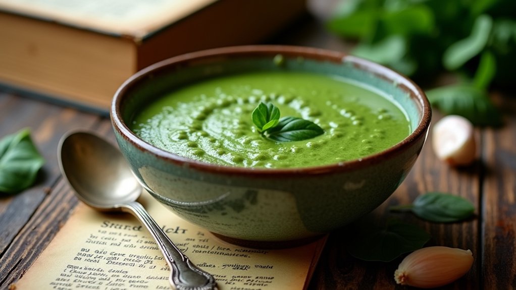 cultural evolution of spinach soup