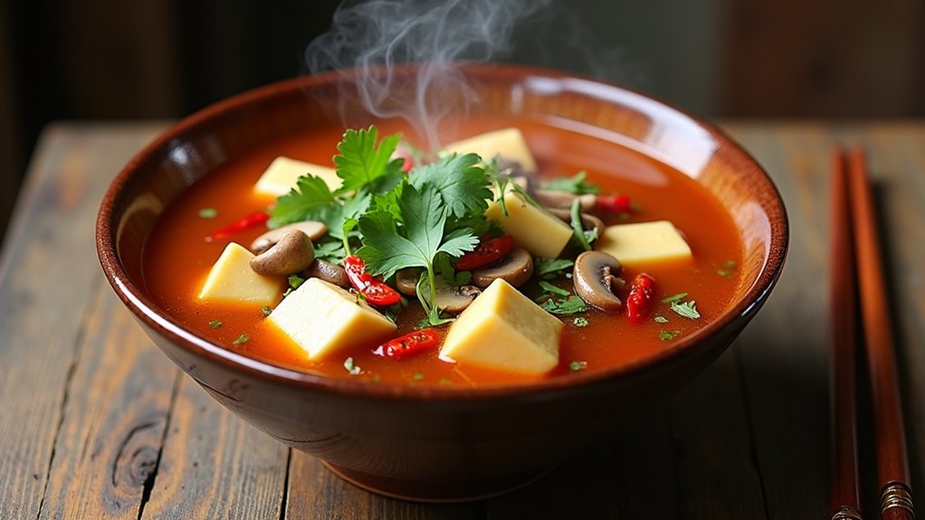 delightful spicy tangy soup
