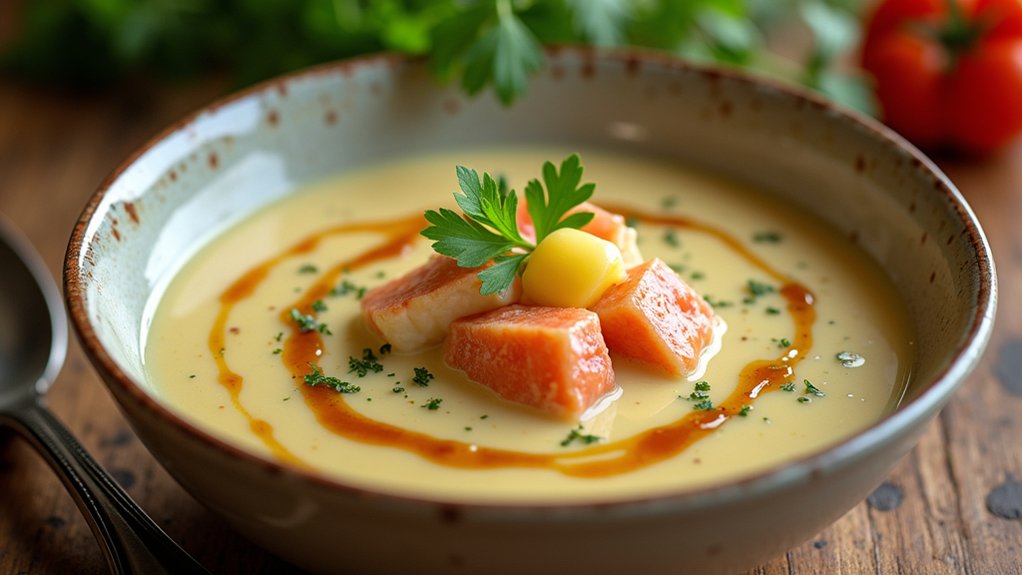 fresh crab meat infusion