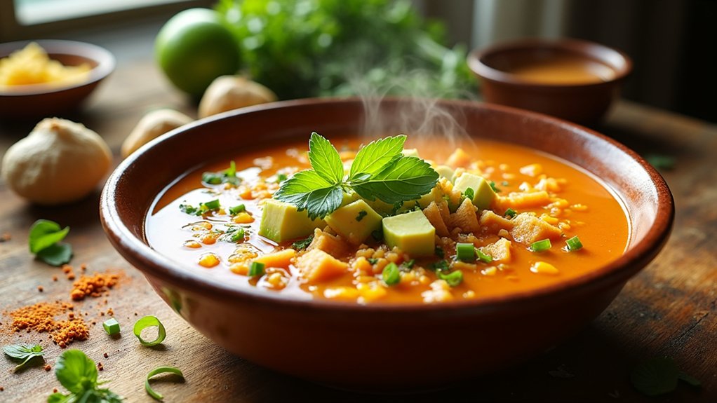 fresh herbs elevate soup
