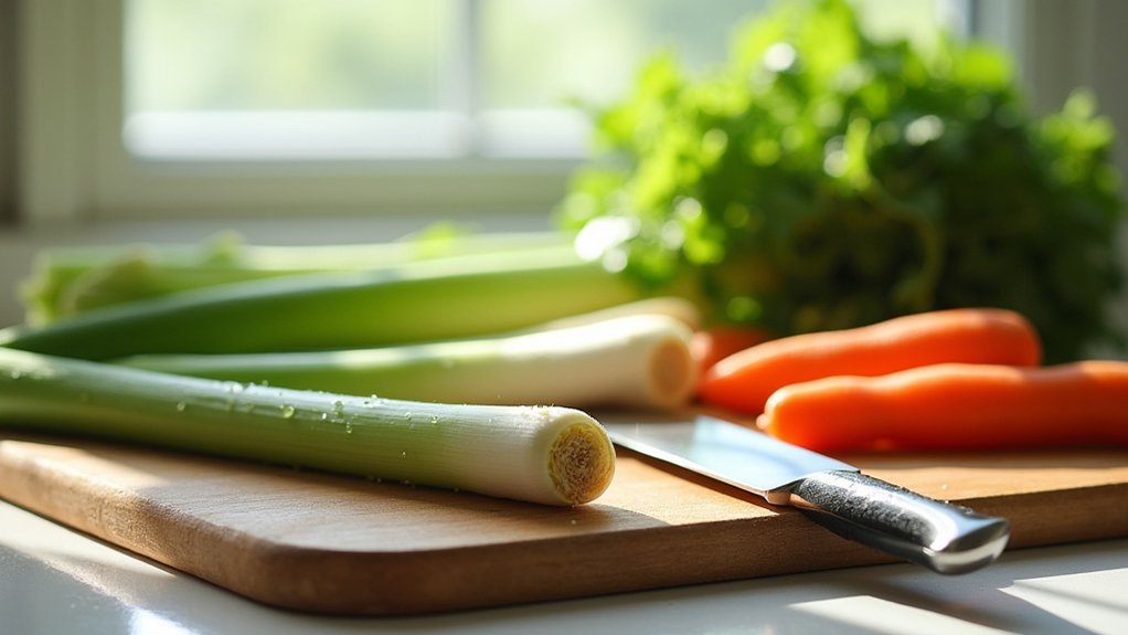 fresh ingredients for soup