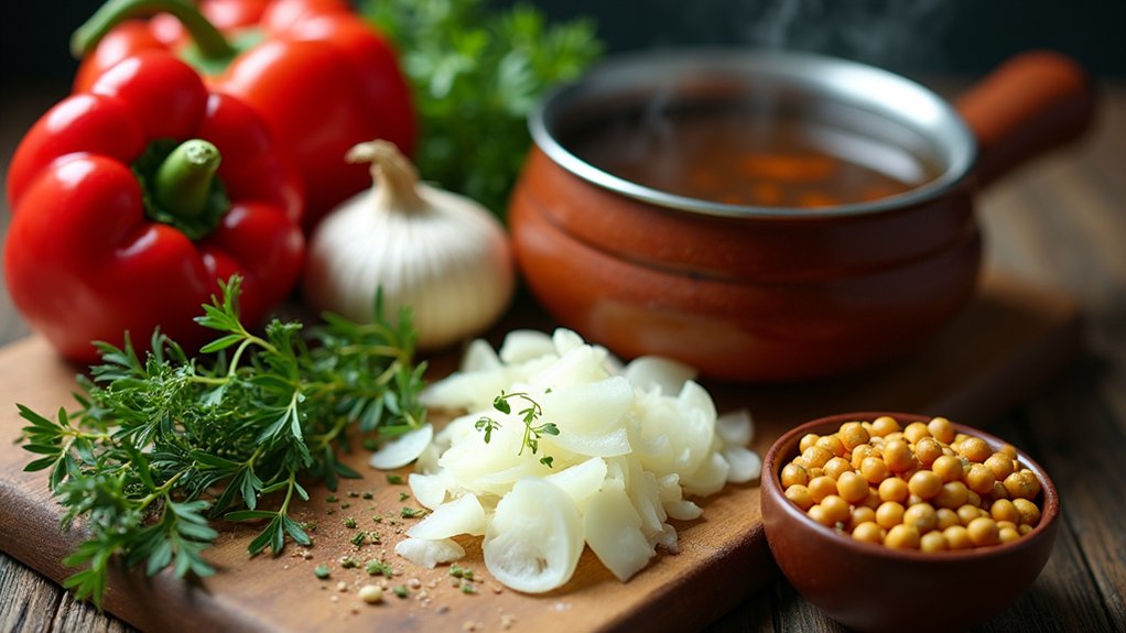 gather fresh seasonal ingredients