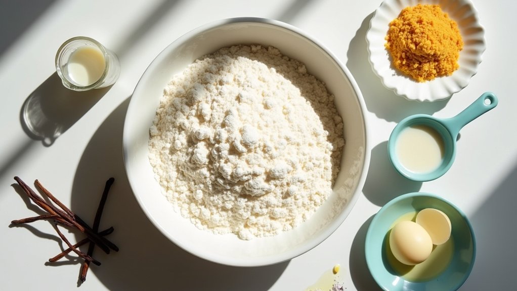 gather ingredients before cooking