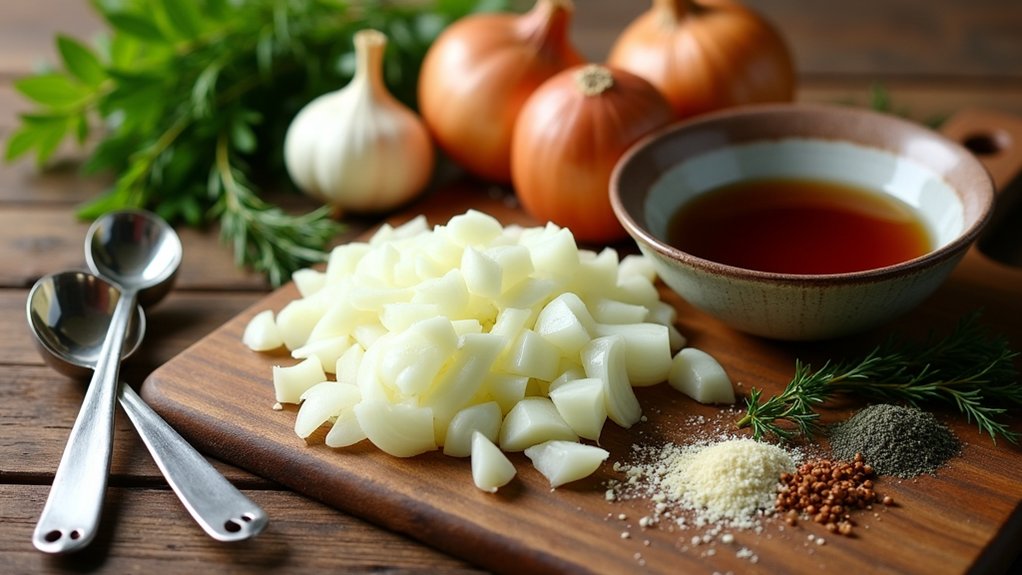 gather ingredients for cooking