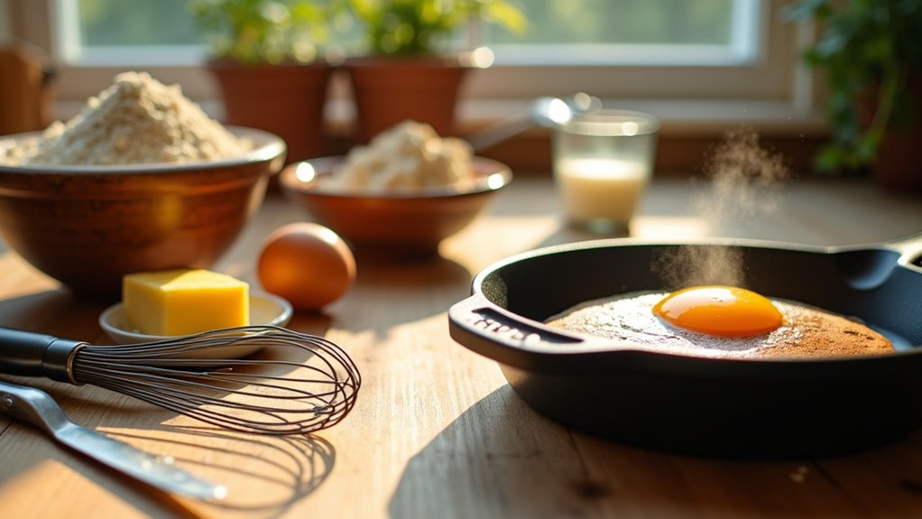 gather ingredients mix batter