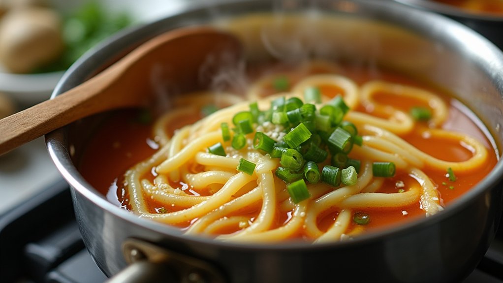 gradually add chicken broth