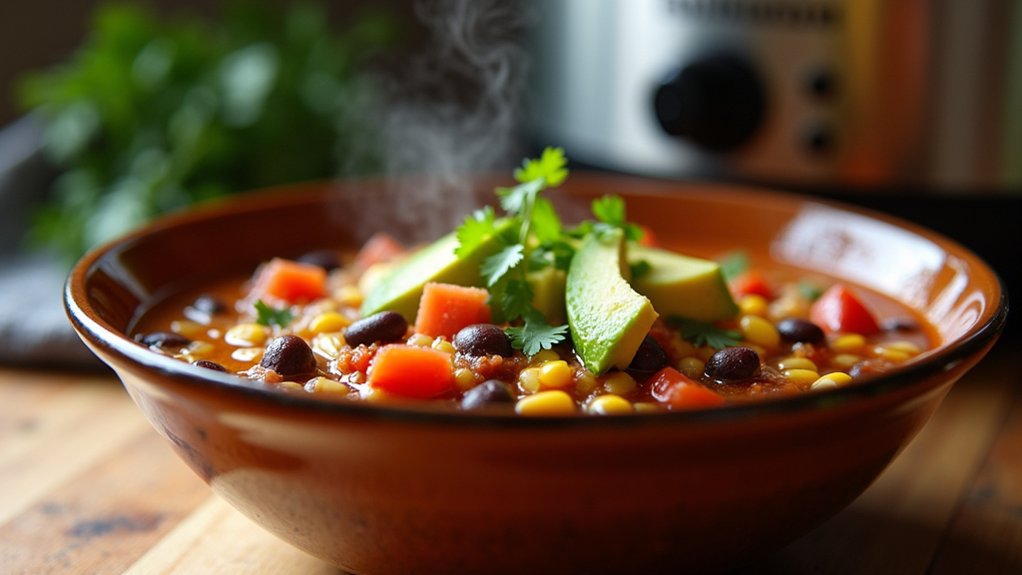 hearty customizable taco soup