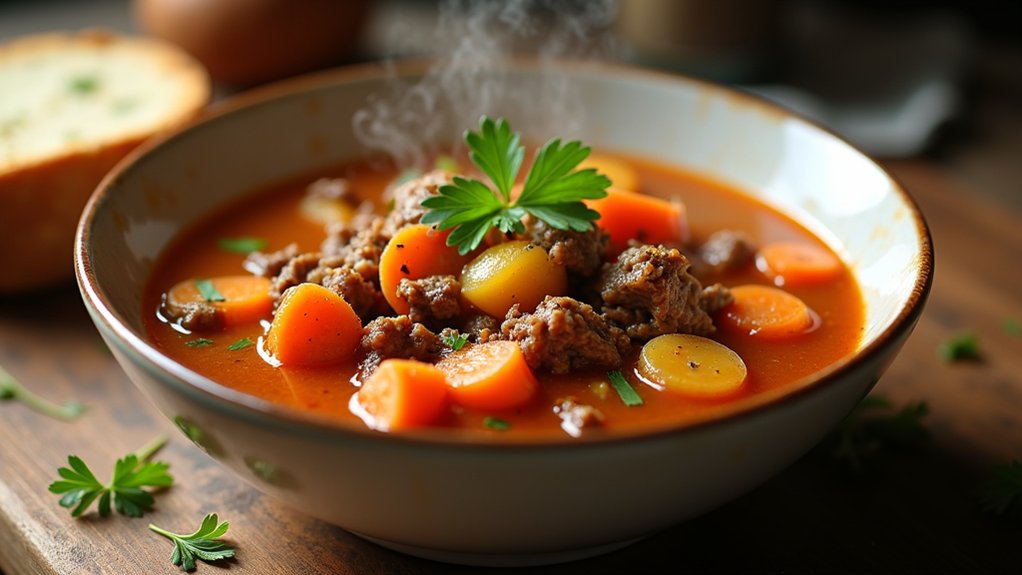 hearty hamburger soup recipe