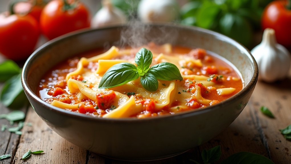 hearty lasagne soup recipe