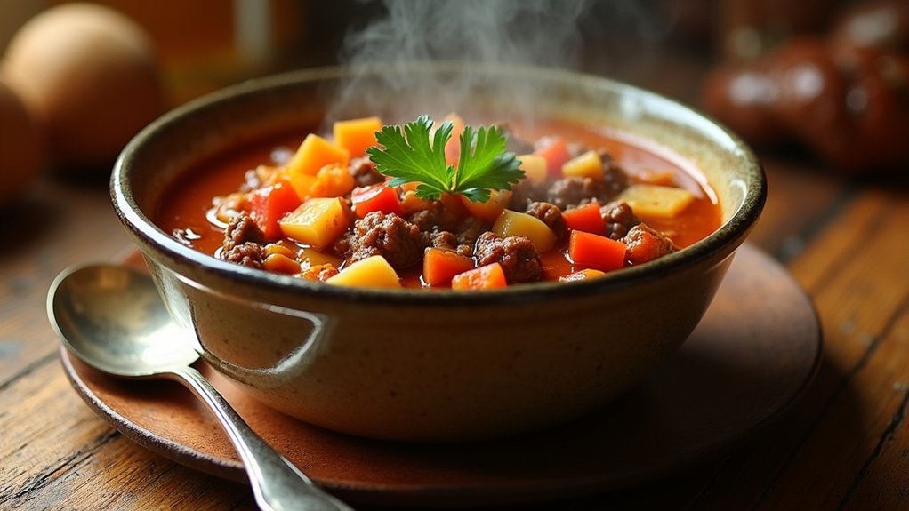 hearty versatile hamburger soup