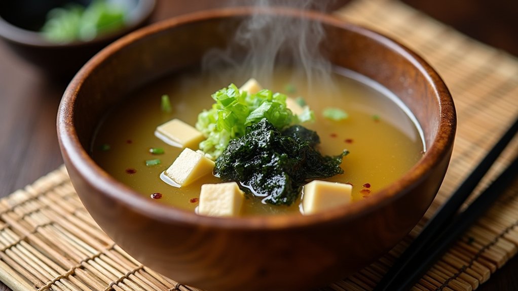 homemade comforting miso soup