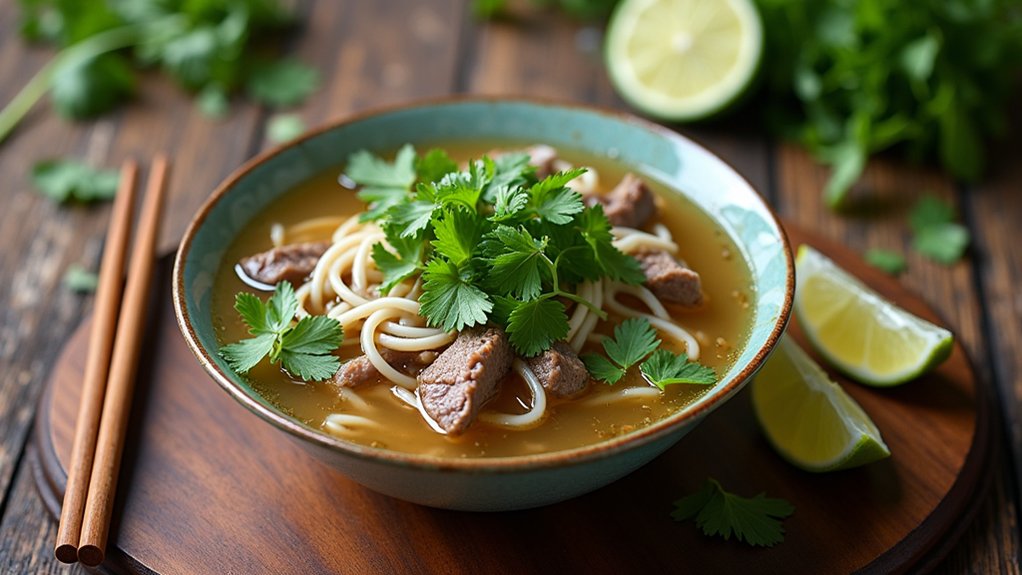 lime wedges elevate pho