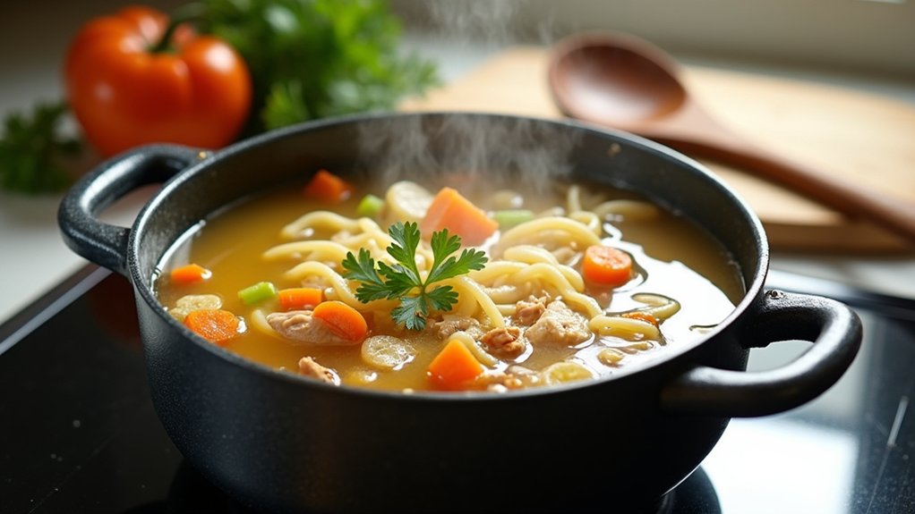 nutrient rich chicken noodle soup