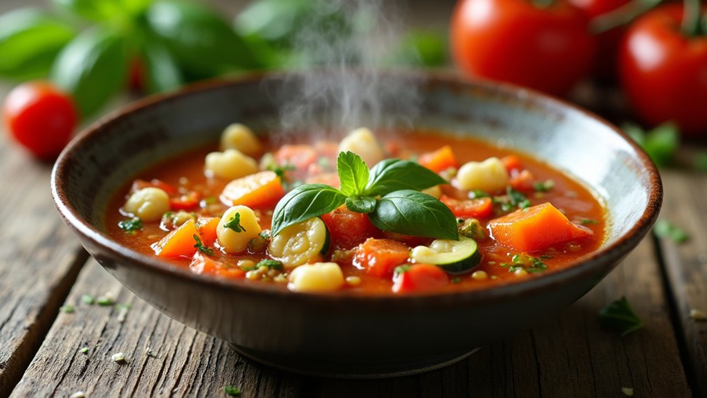 nutrient rich minestrone soup