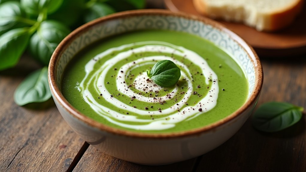 nutritious spinach soup recipe