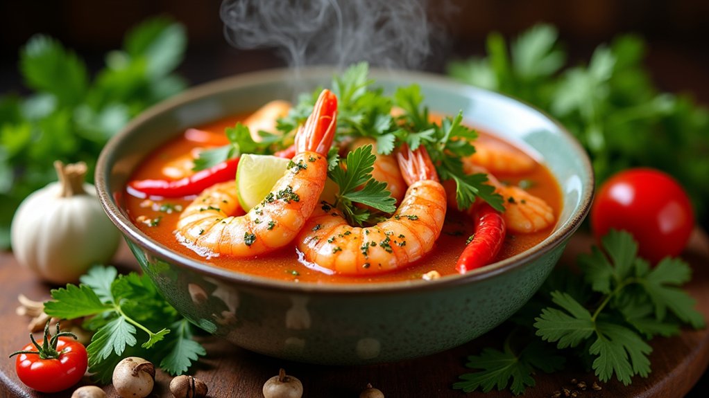 nutritious tom yum soup