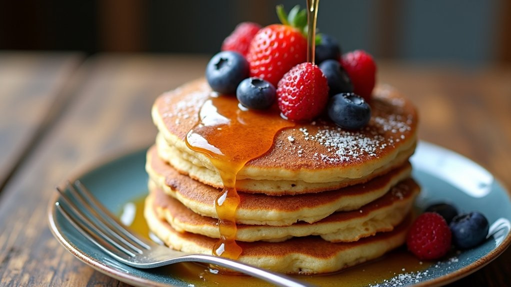 protein packed breakfast pancakes
