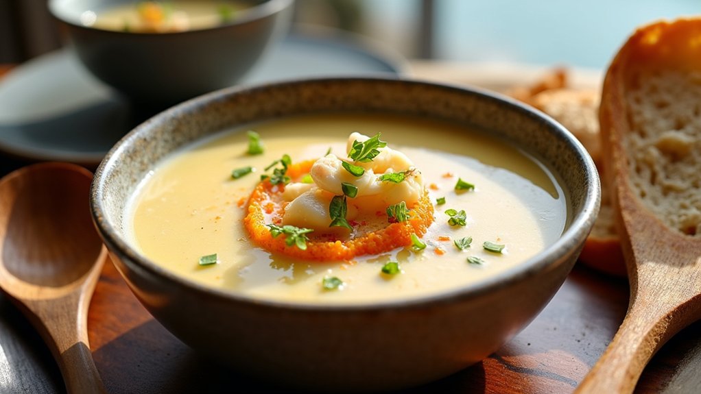 rich creamy she crab soup