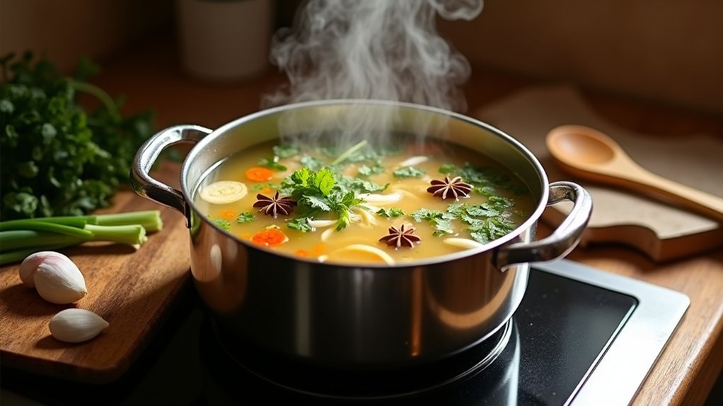 roast bones and spices